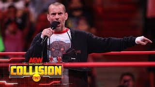 CM Punk returns and Has Plenty To Say! | 6/17/23, AEW Collision