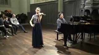 Sophie Branson (13) plays Zigeunerweisen by P. Sarasate