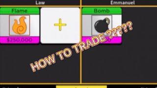 [ROBLOX] BLOX FRUIT | HOW TO TRADE