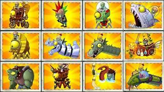 PVZ 2 - All Plants Max Level vs All Zombots - Which Zomboss 's Strongest?