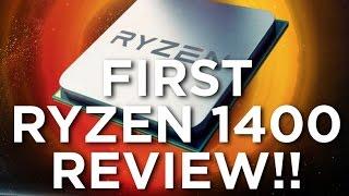 Ryzen 5 - First 1400 Review Is Out!!