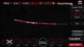 Samurai Swords Store App Preview