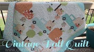 VINTAGE FALL Quilt Pattern // GIVEAWAY!!