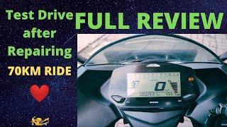 Full Review after Repairing || 70KM RIDE || SUZUKI GIXXER SF || HALDWANI || Burning Desire