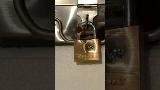 Can a bullet break a padlock? #experiment #slowmoguys #shorts