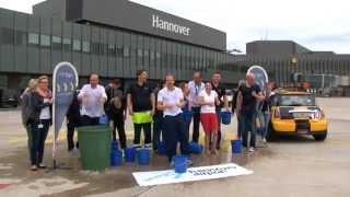 Hannover Airport  - ALS Ice Bucket Challenge am Flughafen