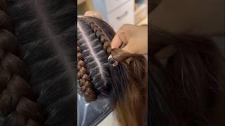 Right way to knitting hairstyle #youtubeshorts #shortsfeed #hair #hairstyles #braids