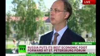 Kirill Dmitriev live from Spb economic forum 2010