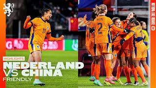  GREAT GOALS in Rotterdam vs. ! | Highlights Nederland - China