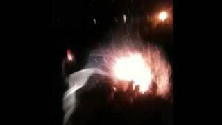 Jared falls in fire