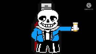 * Sans Eats His Normal Pills . . .