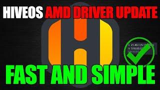 EASY!!! HiveOS AMD DRIVER UPGRADE +Latest Stable Version