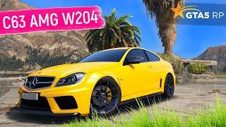 КУПИЛ И ПРОКАЧАЛ MERCEDES C63 AMG W204 В ГТА 5 РП! ОБЗОР И ТЕСТ МЕРСЕДЕС C 63 AMG W204 РЕСТ GTA 5 RP