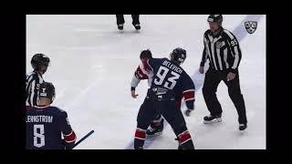 Андрей Белевич (Торпедо) vs. Рид Буше (Локомотив) Хоккейные Драки КХЛ Hockey Fights