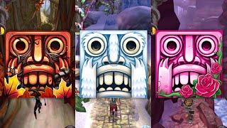 Temple Run 2 Jungle Fall Vs Temple Run 2 Frozen Festival Vs Temple Run 2 Winter Wasteland