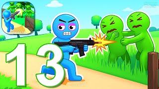 Zombie Apocalypse - Save World - Gameplay Walkthrough Part 13 - Zombie Invasion (iOS, Android)