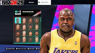 BEST SHAQUILLE O'NEAL FACE CREATION ON NBA 2K25