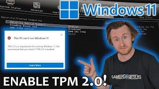 How To Enable TPM 2.0 Ready For Windows 11 - MSI Click BIOS Step By Step Tutorial For AMD Ryzen