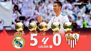 Real Madrid 5 x 0 Sevilla ● La Liga 17/18 Extended Goals & Highlights HD