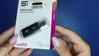 Флеш Диск 16Gb Silicon Power Ultima II I Series SP016GBUF2M01V1K USB2 0 черный