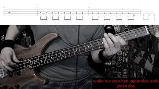 Wake Me Up When September Ends by Green Day - Bass Cover with Tabs Play-Along