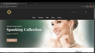 Jewellery Shop Website using PHP and MySQL | Free Source Code