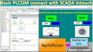 Wonderware SCADA Intouch connect with PLCSIM