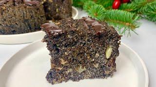 ROYAL POPPY SEED CAKE | Christmas cake without sugar