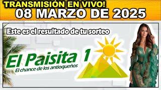 PAISITA DIA: Resultado PAISITA 1 SÁBADO 08 de Marzo 2025