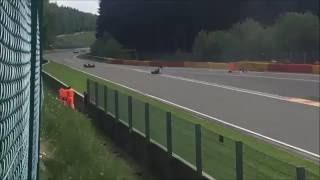 HUGE CRASH Euroformula Open F3 Nikita Zlobin Eau Rouge 2016