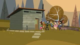 Total drama island, female campers in the bathrooms line