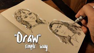 Pencil skeatch || easy to draw