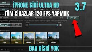 PUBG MOBİLE 3.7 İÇİN 120 FPS YAPMAK | 120 fps config pubg mobile