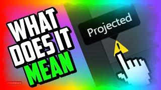 What Does PROJECTED Mean In Roblox Trading? Rolimon's Projected Explained!