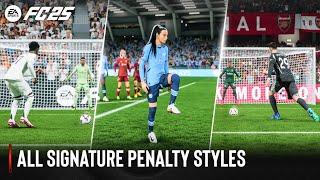 EA Sports FC 25 | All Signature Penalty Styles