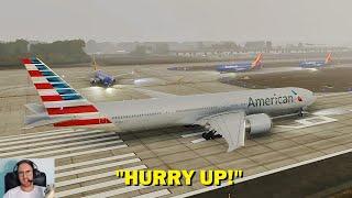 A "Realistic" Flight During a Hurricane in Microsoft Flight Simulator (with ATC) 777-300ER