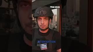 'SUCCESSFUL INTERCEPTION': Trey Yingst reports live during strikes on Israel #shorts #world #news