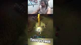 yasuo top vs Gwen #gaming #leagueoflegends #shorts #gamingshorts