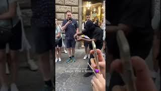 Kanye West and Bianca Censori spotted in the centre of Florence