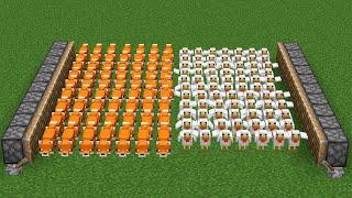 army of chickens + army of foxes = ???