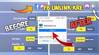 Pubg Lite Ko Facebook Se Kaise Unlink Kre l How To Unlink Facebook From Pubg Lite l Remove Facebook