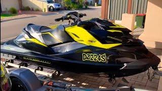 Seadoo RXP-X 260 2013 aftermarket intercooler and 4inch intake start run on the hose