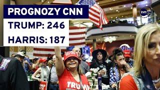 Wybory w USA. Prognozy CNN dot. dwóch z siedmiu wahających się stanów: Georgii i Karoliny Północnej