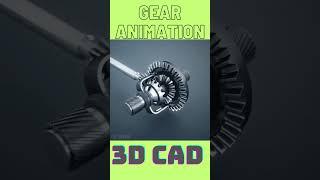 Gear 3D Animation #solidworks #3d #cad #animation #shorts