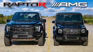 Кто победит в заезде: Ford F-150 Raptor R или AMG G63?