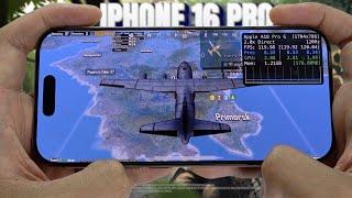 iPhone 16 Pro test game PUBG Mobile 120 FPS | Apple A18 Pro