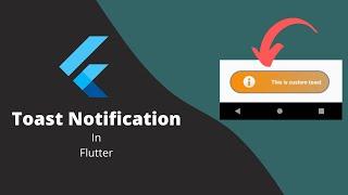 How to show toast message in flutter || Flutter toast message example tutorial for beginners