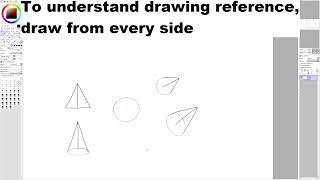 Draw reference from all possible sides to understand it