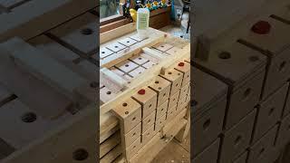 Leg glue up | Side Table Build | #hds #holddownsystem #glueup #sidetable