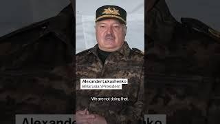 Lukashenko: Belarus Will 'Proactively Defend' Border With Ukraine